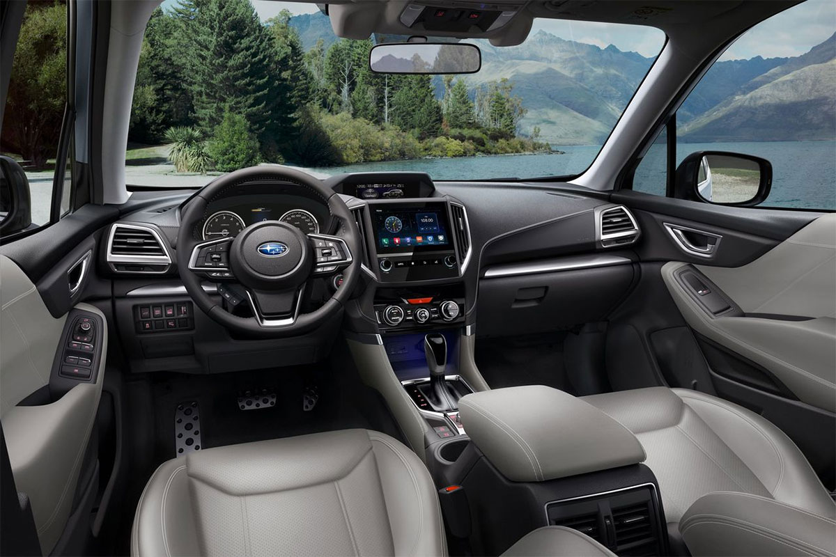 Subaru Forester trang bị nhiều t&iacute;nh năng an to&agrave;n.