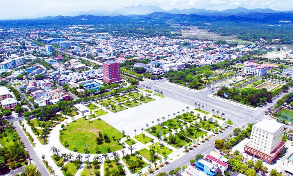 hình ảnh một góc thành phố nhìn từ trên cao