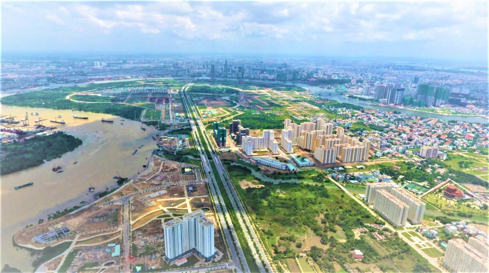 h&igrave;nh ảnh khu t&aacute;i định cư Thủ Thi&ecirc;m nh&igrave;n từ tr&ecirc;n cao