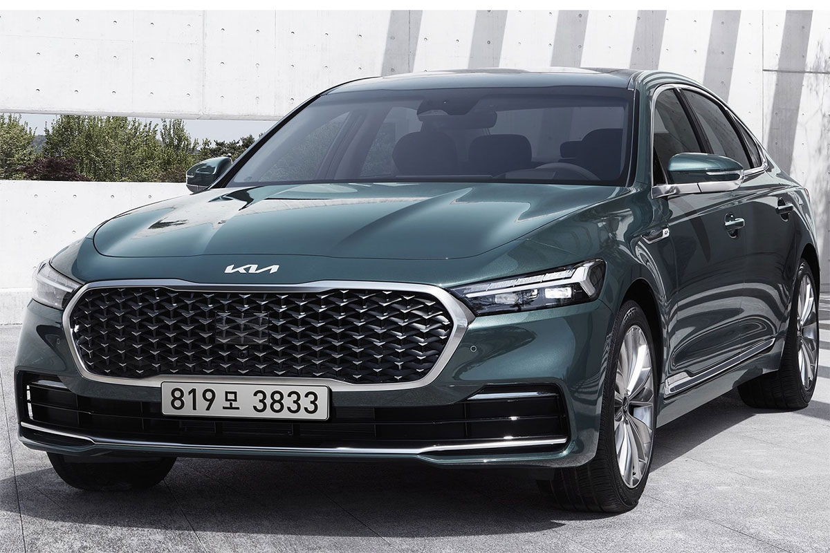 Kia k9 2021 c&oacute; ngoại h&igrave;nh tinh tế hơn.