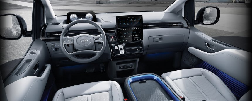 Hyundai Staria 2021 đời mới cực kỳ hiện đại.