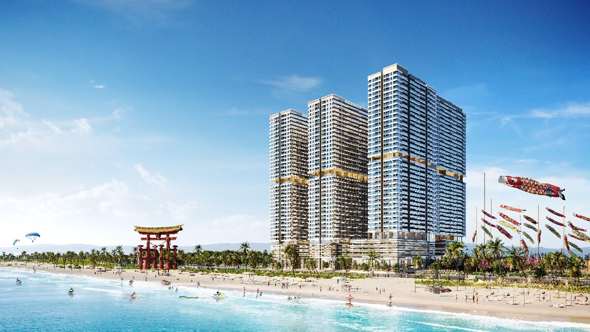 to&agrave; nh&agrave; cao tầng nằm ven biển