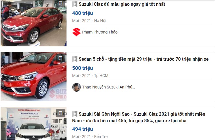 Một số đại lý rao bán mẫu xe này với mức ưu đãi lên tới 70 triệu đồng 1