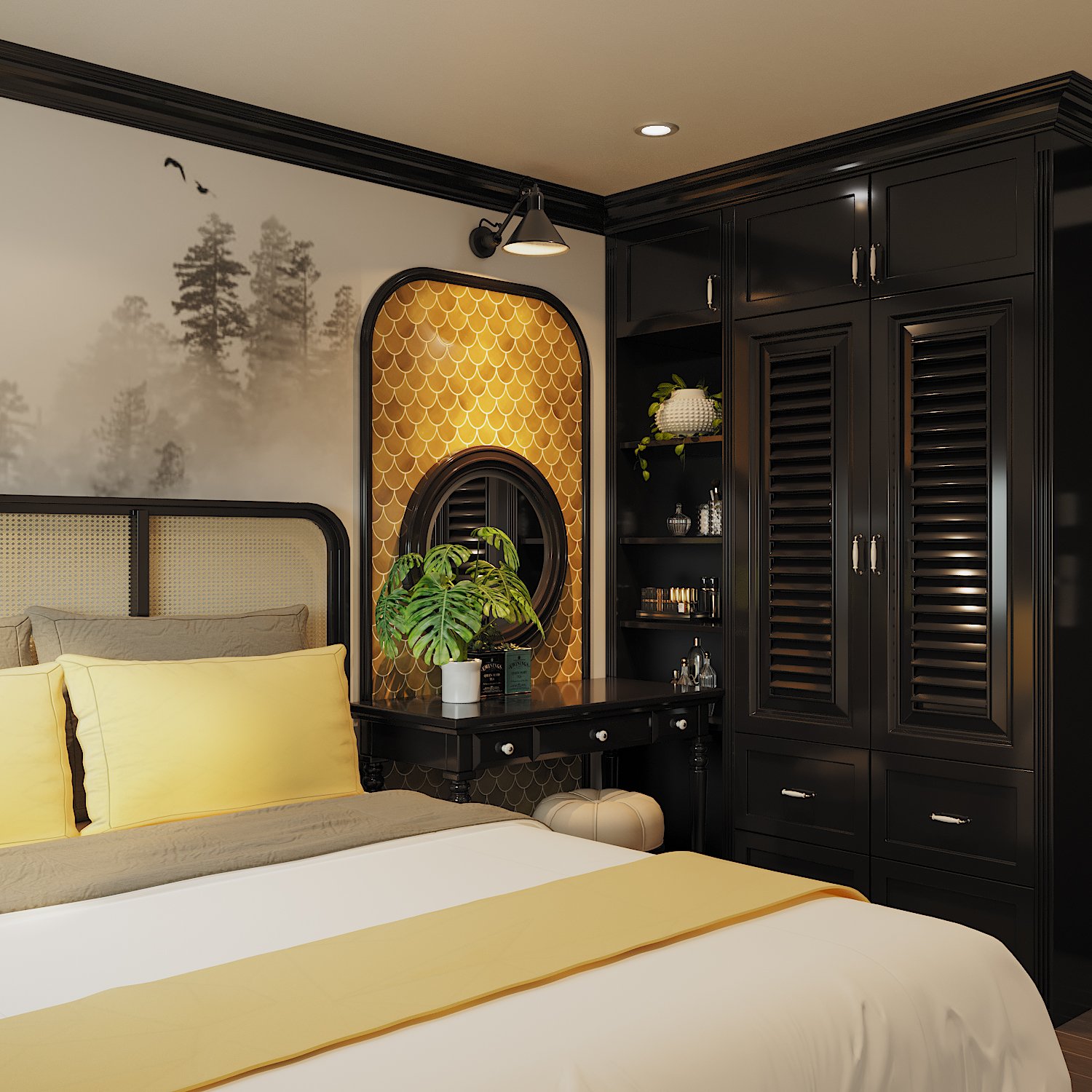Các đường gờ chỉ, các chi tiết trang trí dù nhỏ nhất vẫn được trau chuốt tỉ mỉ, cẩn thận.