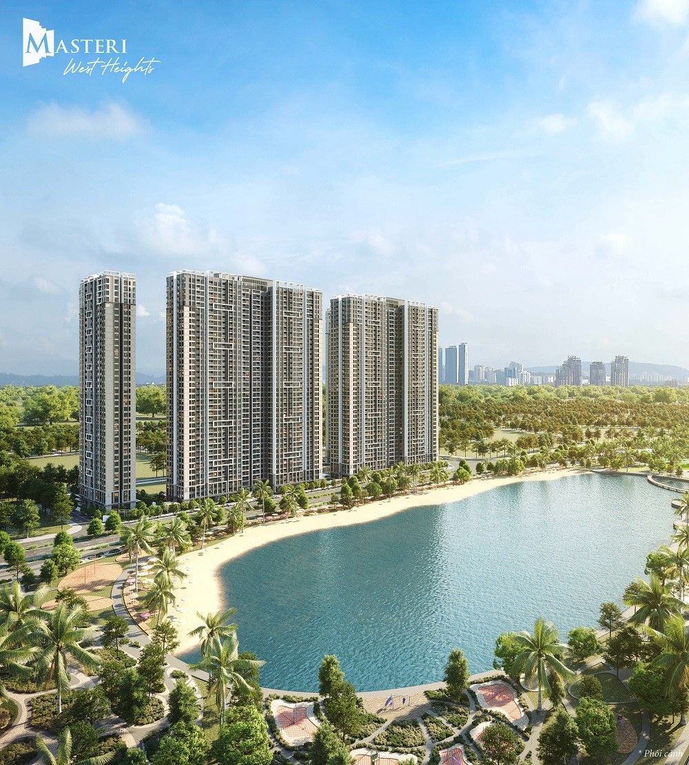 Phối cảnh Masteri West Heights 
