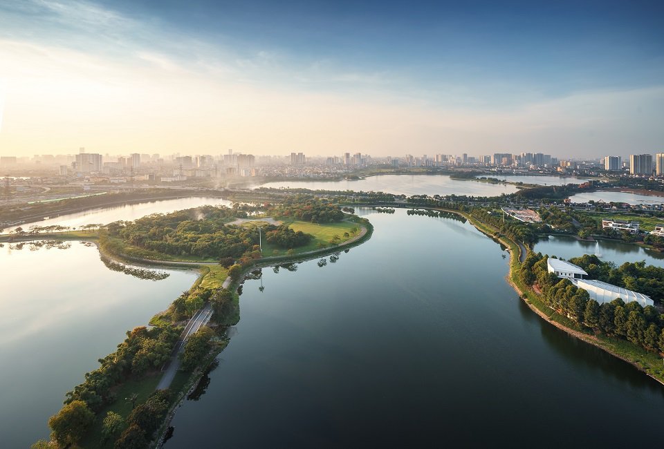 hình ảnh khu đô thị sinh thái