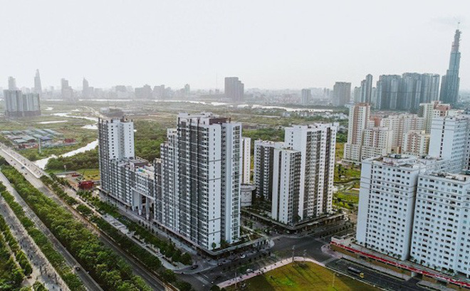 hình ảnh một khu nhà tái định cư tại TP.HCM