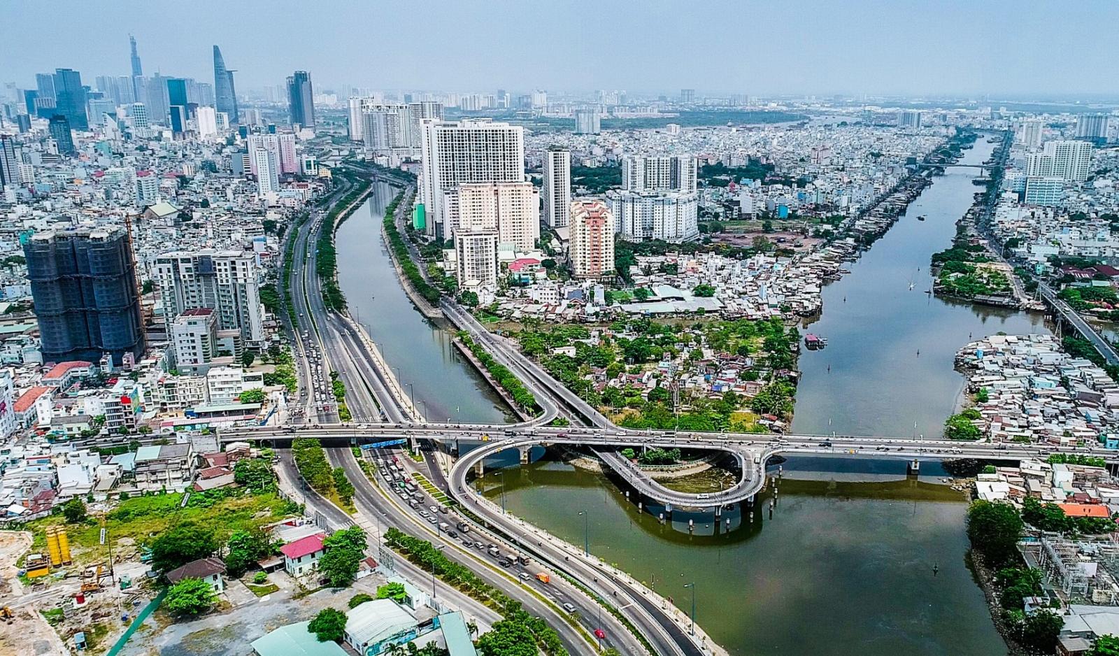 Quận 4 Thành phố Hồ Chí Minh từ trên cao