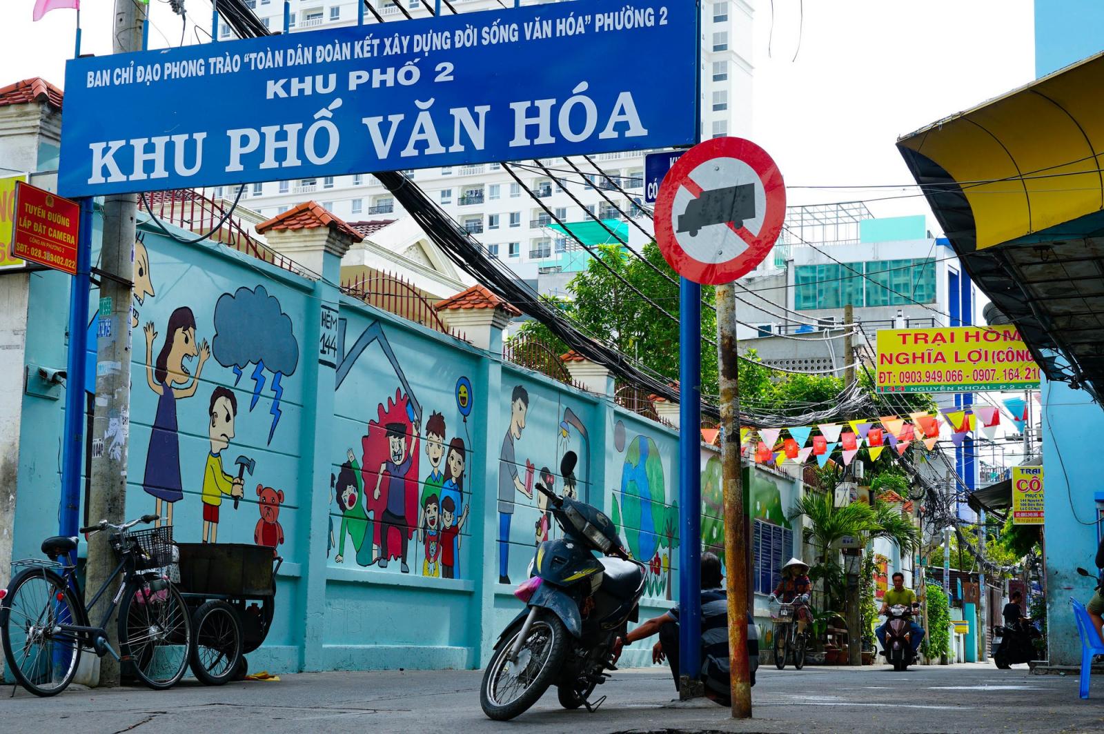 Một góc khu phố Bích Họa nổi tiếng Quận 4