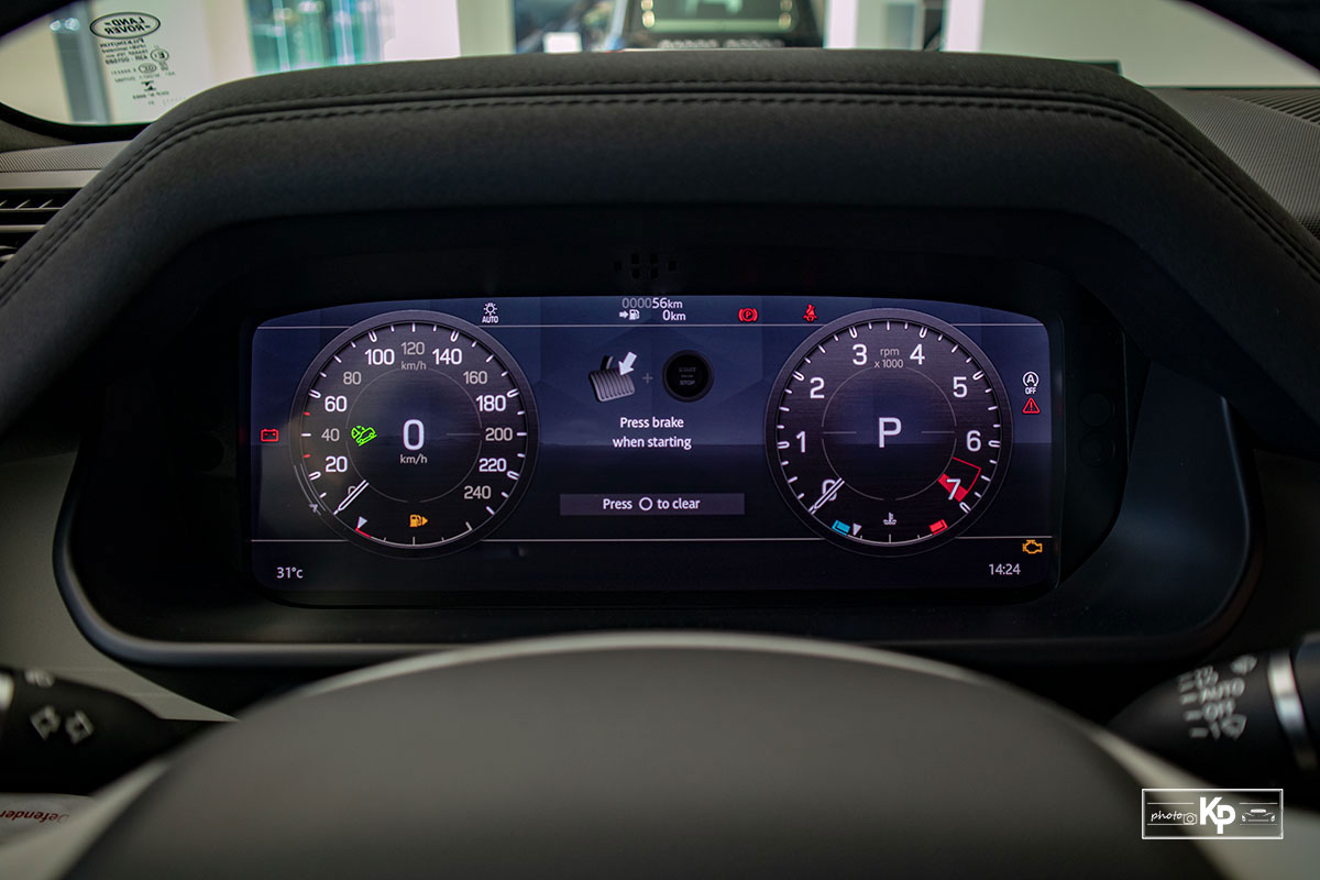 Ảnh M&agrave;n h&igrave;nh xe Land Rover Defender 90 2021