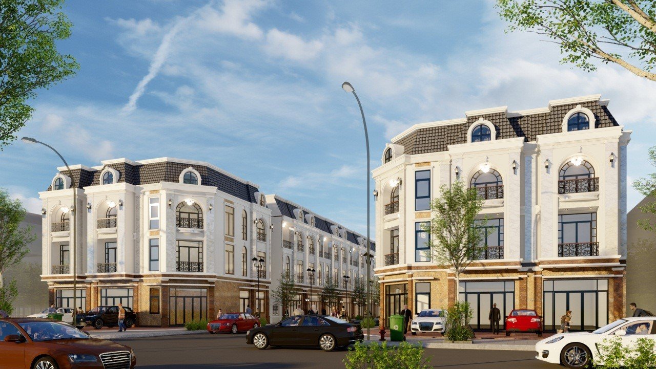 Phối cảnh Nhà phố Vienna Town 