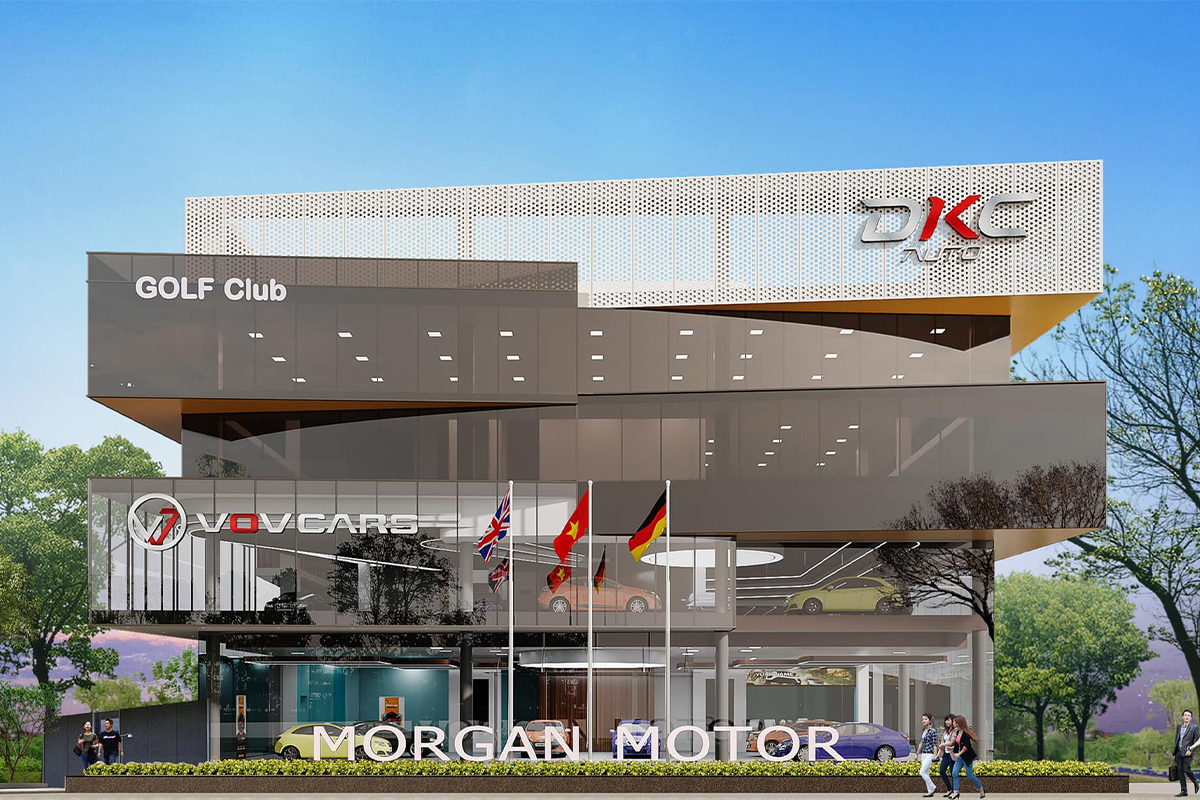 Showroom và khu dịch vụ sắp khánh thành tại Hà Nội.
