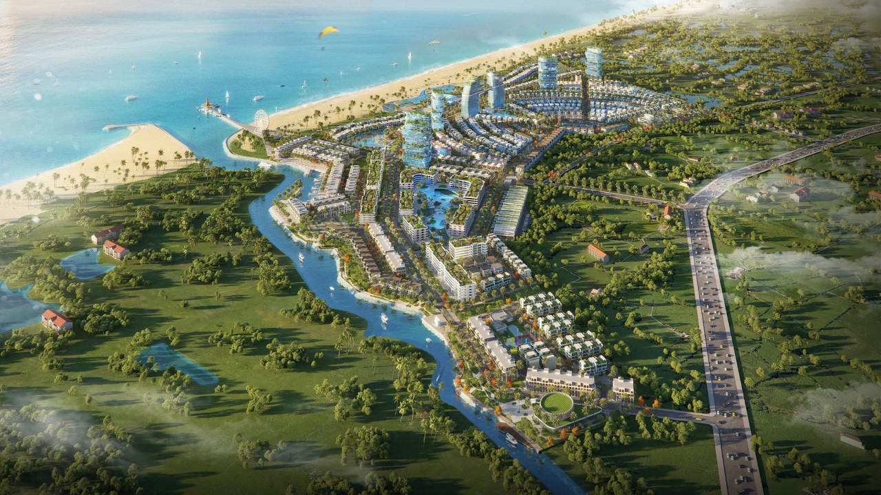 Phối cảnh dự &aacute;n bất động sản nghỉ dưỡng ven biển