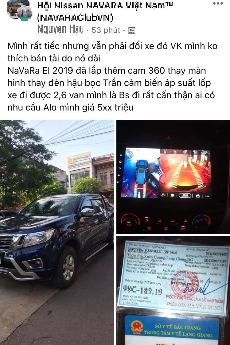Nissan Navara EL 2020, sản xuất năm 2019 với giá mong muốn 5xx triệu 1