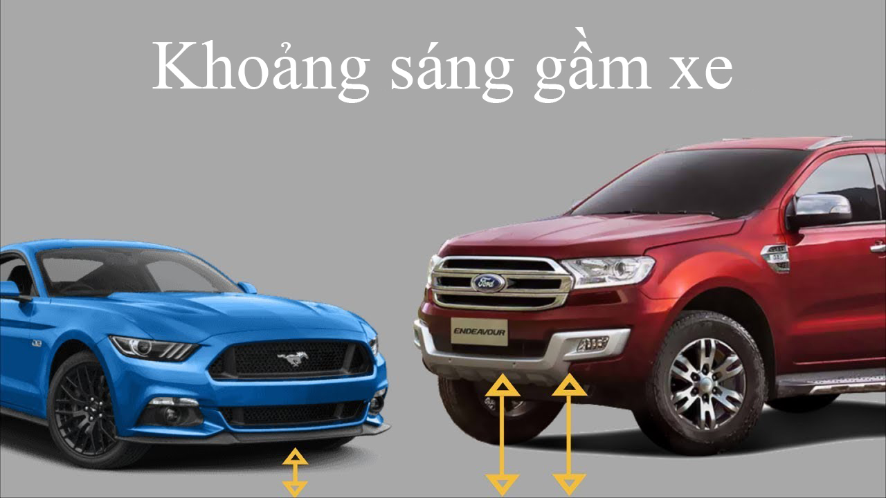 Kiểu dáng xe khác nhau sẽ có khoảng sáng gầm xe khác nhau.