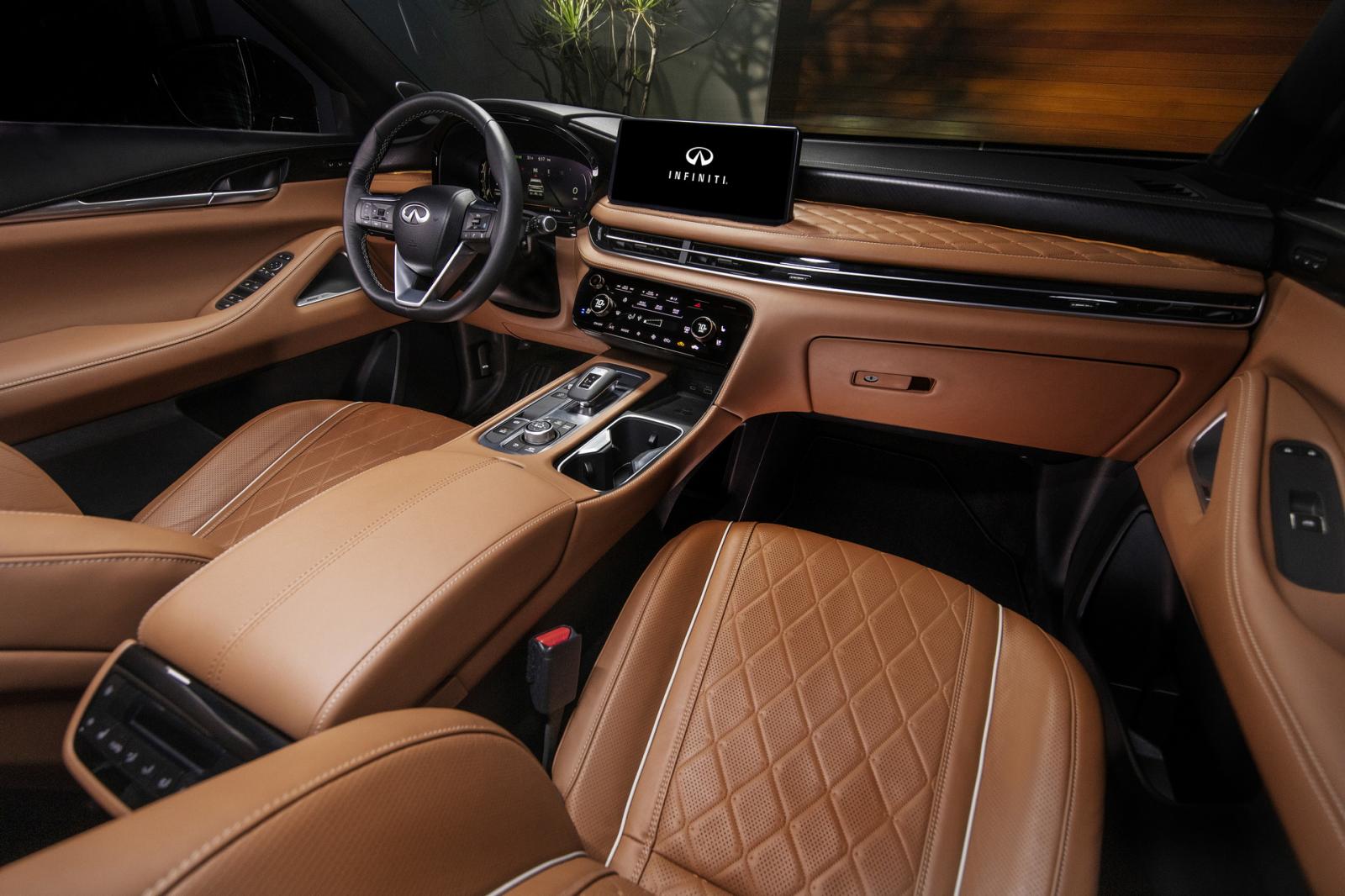 Infiniti QX60 2022 n&acirc;ng cấp c&aacute;c trang bị v&agrave; t&iacute;nh năng k&egrave;m theo.