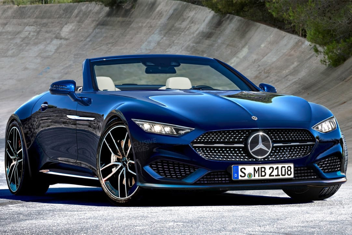 Mercedes cũng t&aacute;i khởi động dự &aacute;n xe thể thao mui trần tầm trung với SL 2021.
