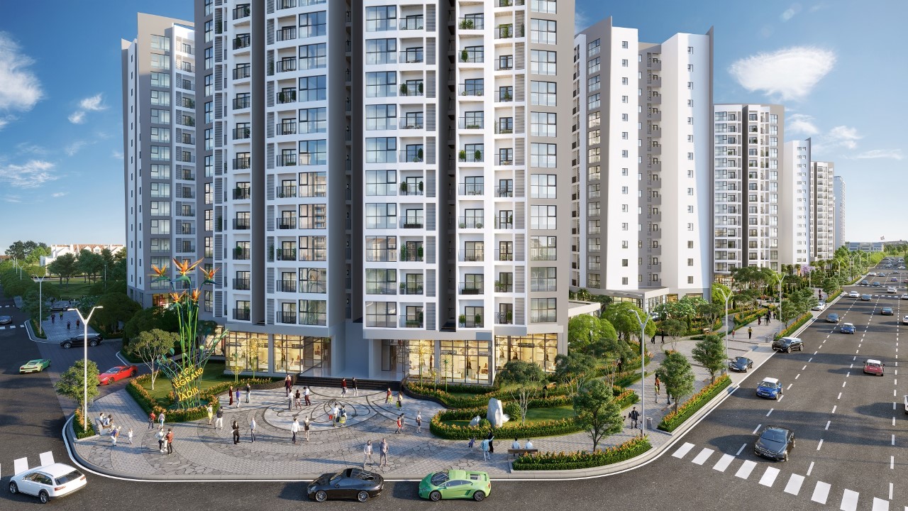 Phối cảnh dự &aacute;n chung cư Le Grand Jardin 