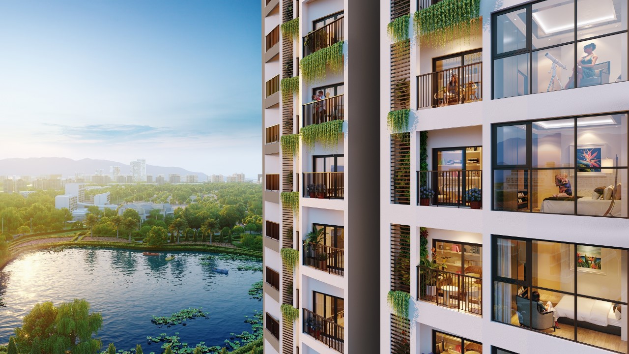 Phối cảnh dự &aacute;n Le Grand Jardin