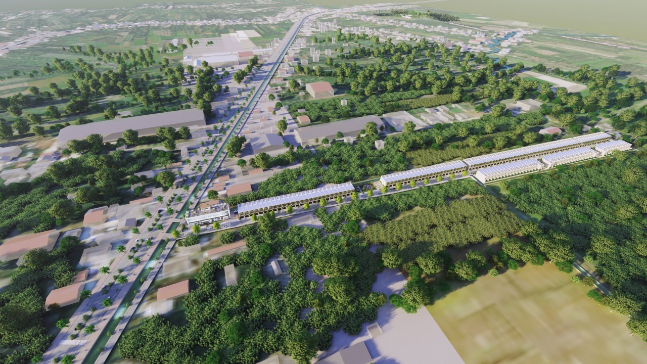 Phối cảnh 3D th&agrave;nh phố Hậu Giang