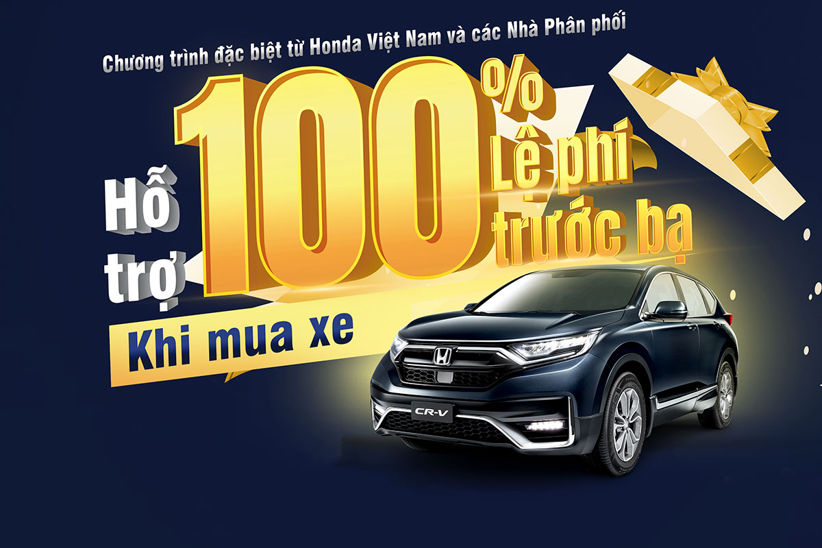 Honda CR-V 2021 đang được đại lý ưu đãi giảm giá dao động từ 100-115 triệu đồng.