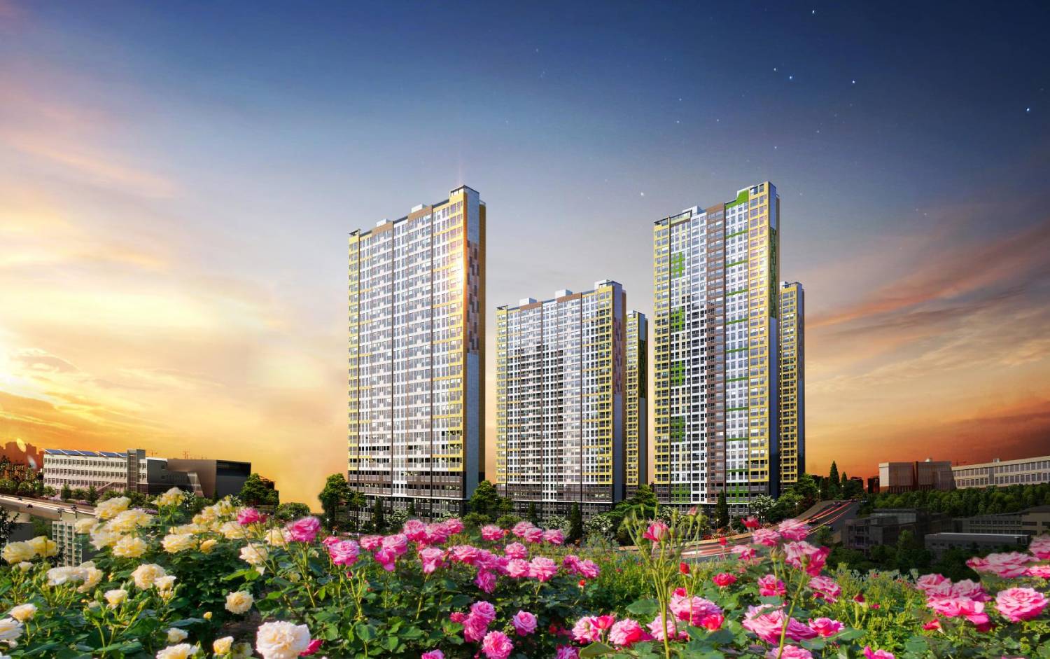 Phối cảnh dự &aacute;n Rose Garden của Thi&ecirc;n Nam Group