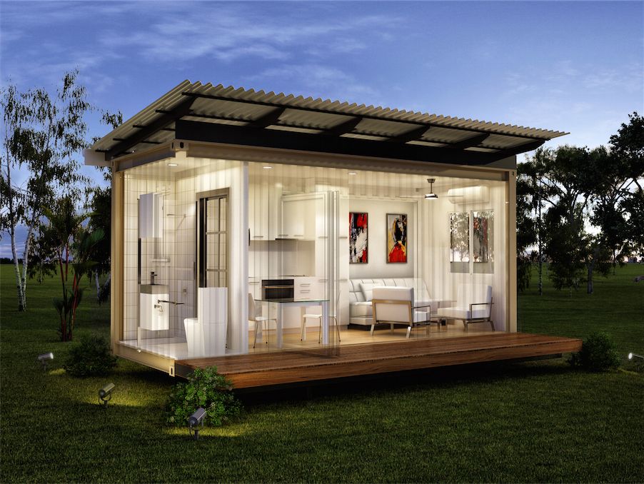 mẫu nh&agrave; container 200 triệu
