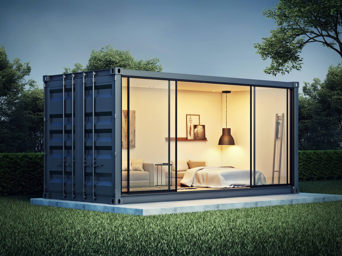 Mẫu nh&agrave; container 20 feet