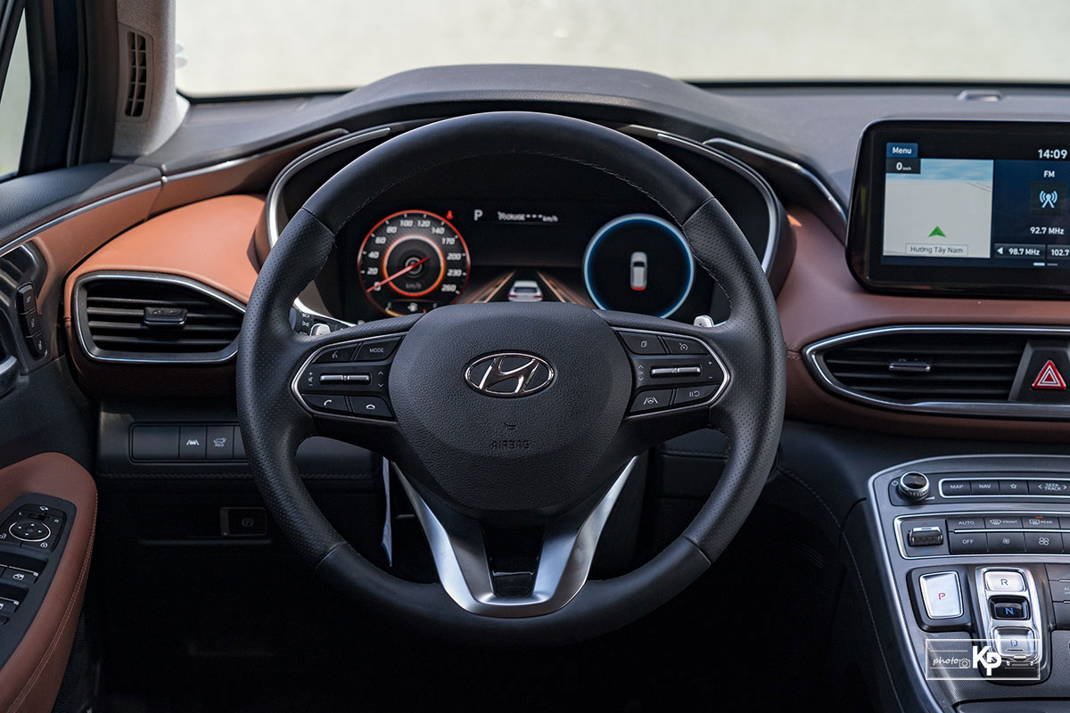 Ảnh Vô-lăng xe Hyundai Santa Fe 2021