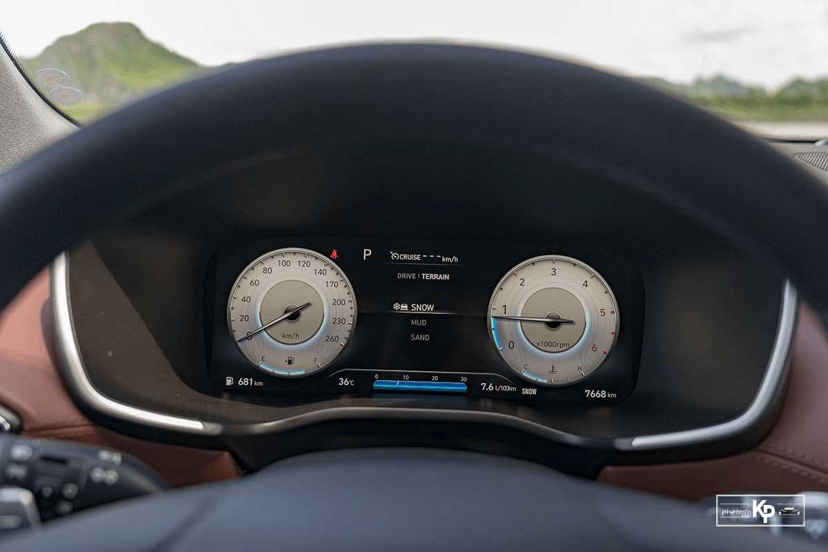Đánh giá xe Hyundai Santa Fe 2021: Địa hình Ảnh Địa hình xe Hyundai Santa Fe 2021