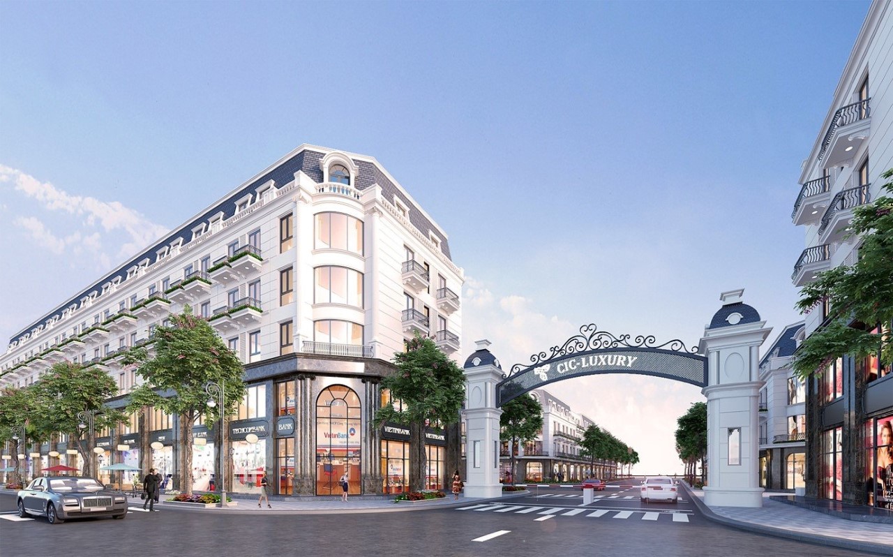 Cổng v&agrave;o dự &aacute;n CIC-Luxury