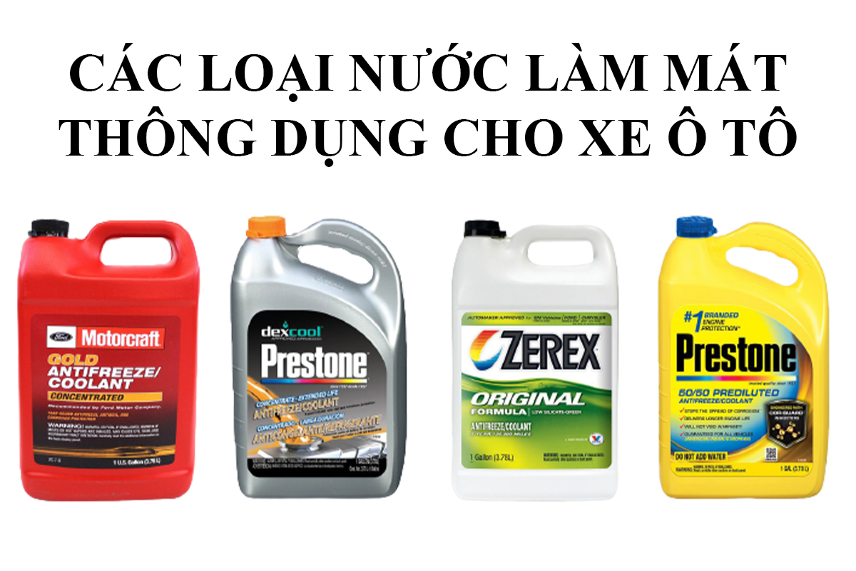 Mỗi loại nước.làm mát có tác dụng khác nhau trên từng loại xe.