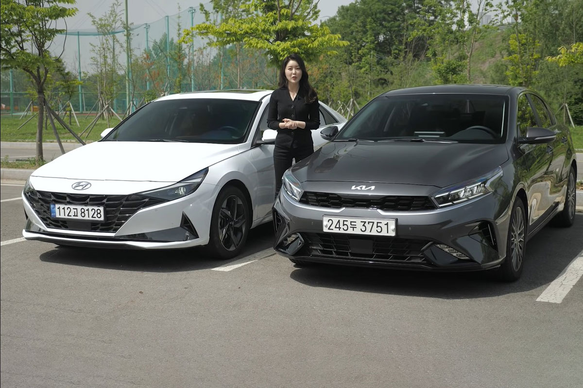 Người đầu ti&ecirc;n "b&oacute;c tem" c&ugrave;ng l&uacute;c Kia Cerato 2022 v&agrave; Hyundai Elantra 2022, so găng mọi g&oacute;c cạnh a2