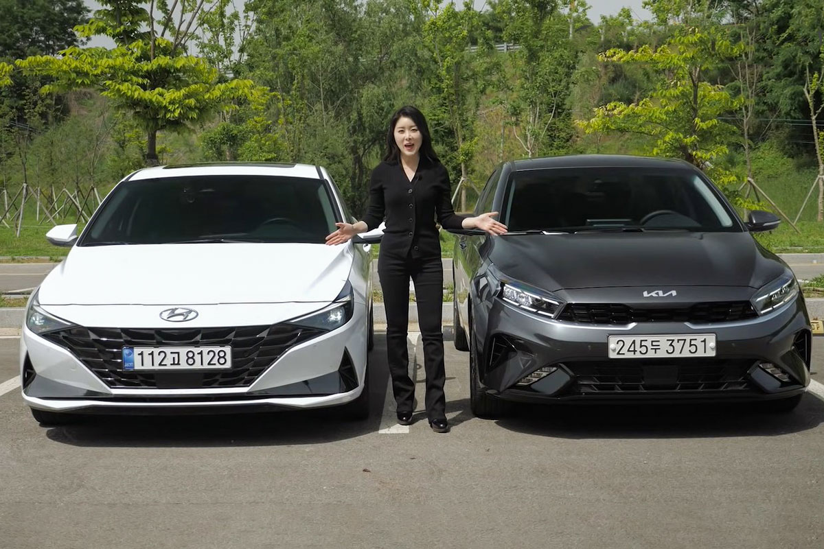 Người đầu ti&ecirc;n "b&oacute;c tem" c&ugrave;ng l&uacute;c Kia Cerato 2022 v&agrave; Hyundai Elantra 2022, so găng mọi g&oacute;c cạnh a1