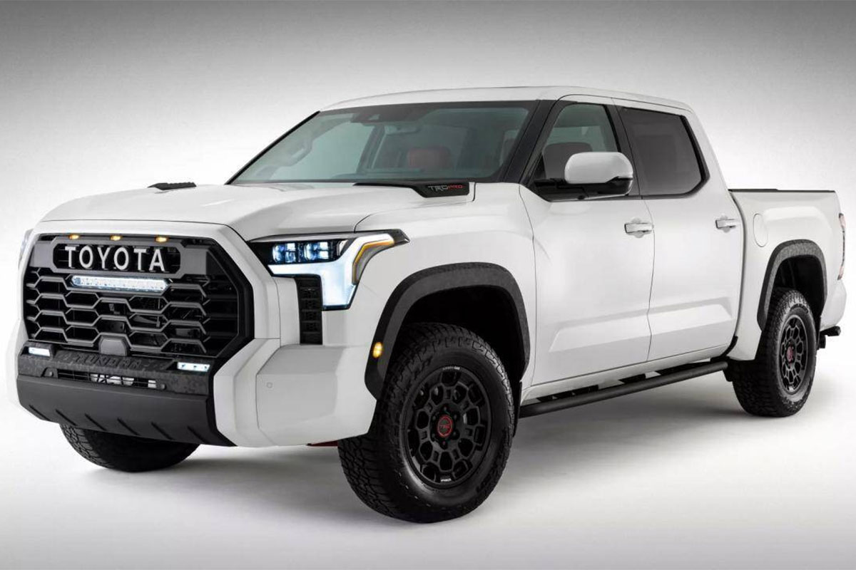 Toyota Tundra 2022 lộ diện cửa sổ trời siêu rộng.