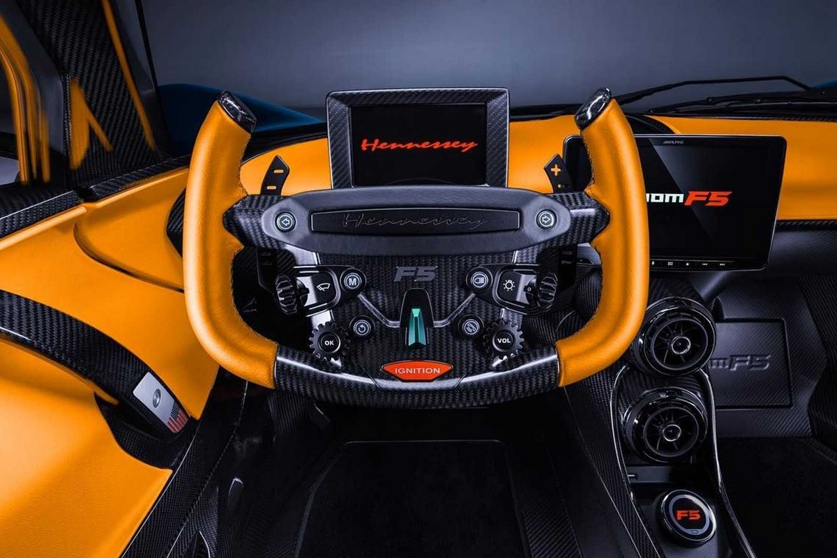 Henessey Venom F5 nội thất