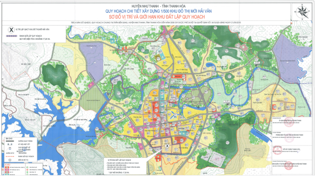 bản đồ quy hoạch Khu đô thị mới Hải Vân