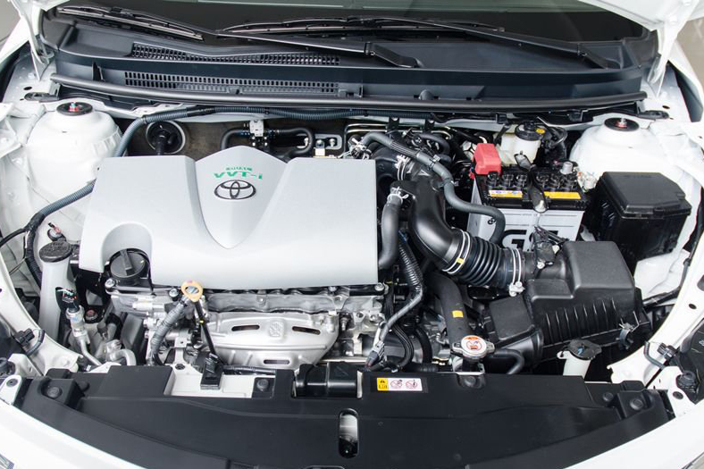 cỗ m&aacute;y vận h&agrave;nh của Toyota Vios sau nhiều năm sử dụng vẫn "đằm" như ng&agrave;y đầu mới mua 1