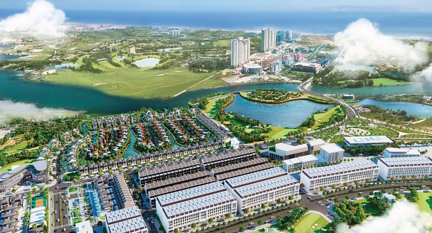 h&igrave;nh ảnh phối cảnh tổng thể một dự &aacute;n khu đ&ocirc; thị nh&igrave;n từ tr&ecirc;n cao