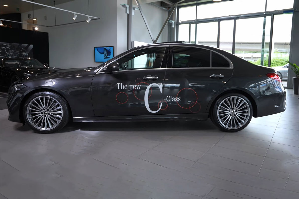 Đây là Mercedes-Benz C-Class 2022 ngoài đời thực Đẹp xuất sắc, đáng chờ đợi về Việt Nam a5