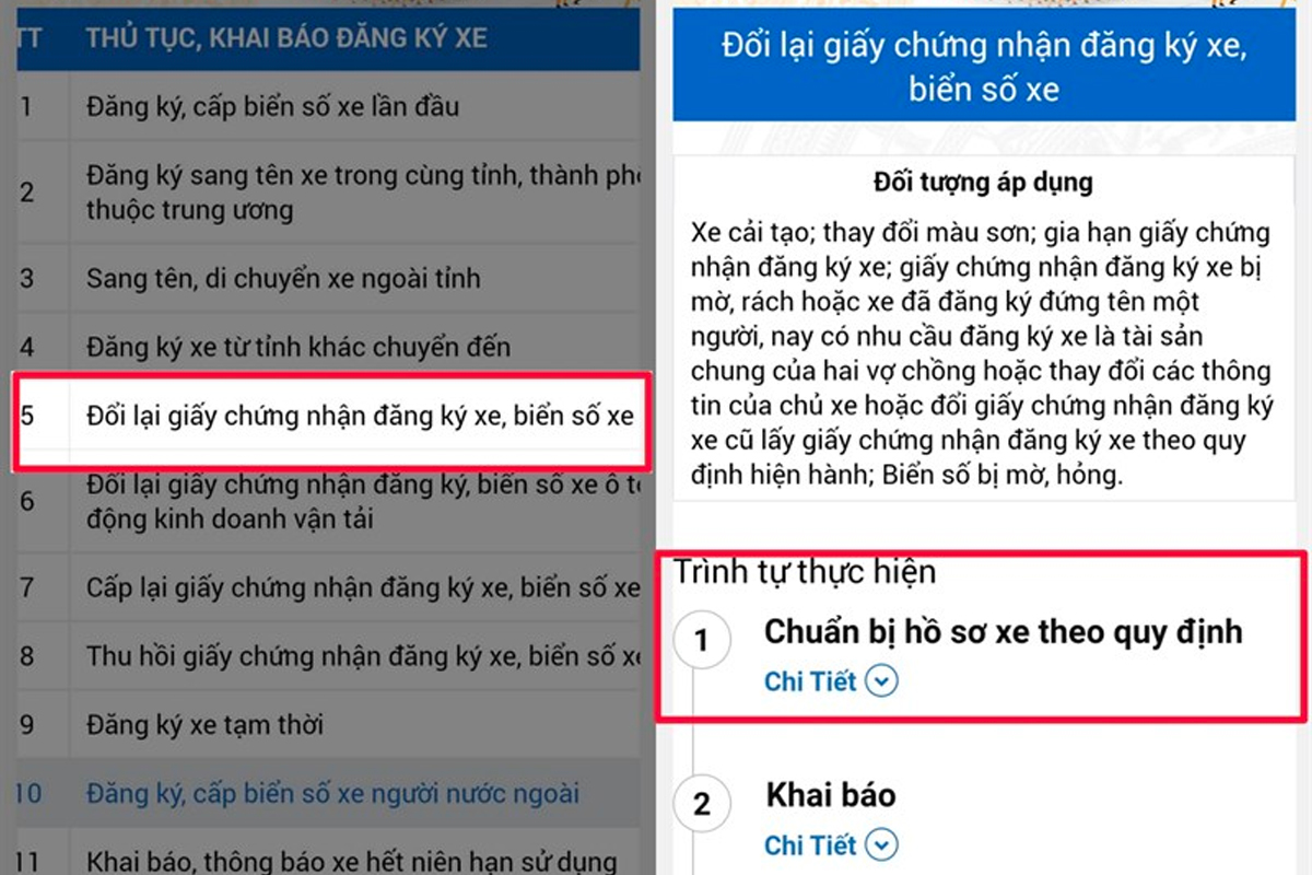 Chủ xe c&oacute; thể đổi lại giấy chứng nhận đăng k&yacute; xe, biển số xe online tại nh&agrave;.