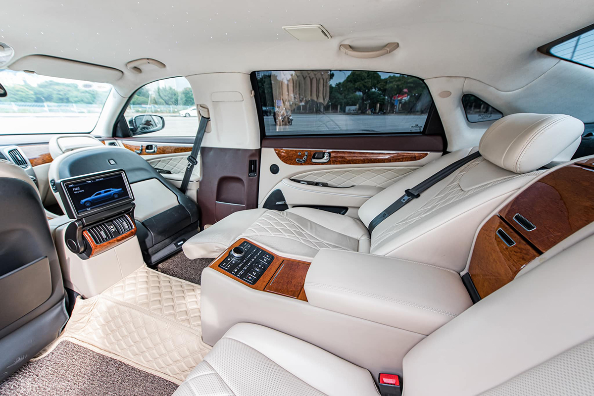 Nội thất Hyundai Equus Limousine.