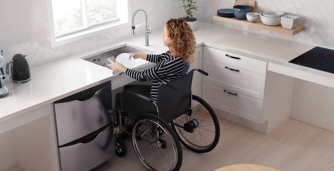 Chiều cao bề mặt bồn rửa b&aacute;t cần tạo sự thoải m&aacute;i cho người d&ugrave;ng.