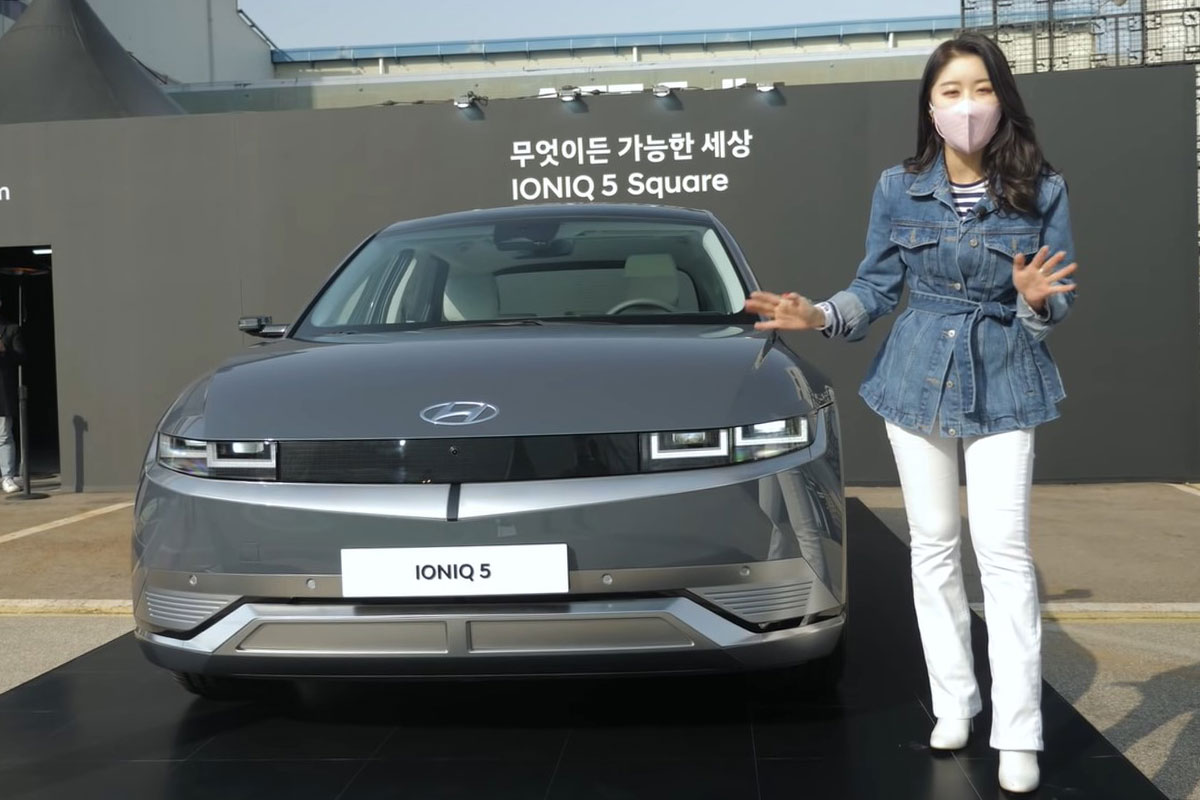 B&oacute;c tem Hyundai Ioniq 5 2022 Xe điện xịn x&ograve;, c&ugrave;ng ph&acirc;n kh&uacute;c Tucson, nhưng d&agrave;i hơn cả Palisade a1