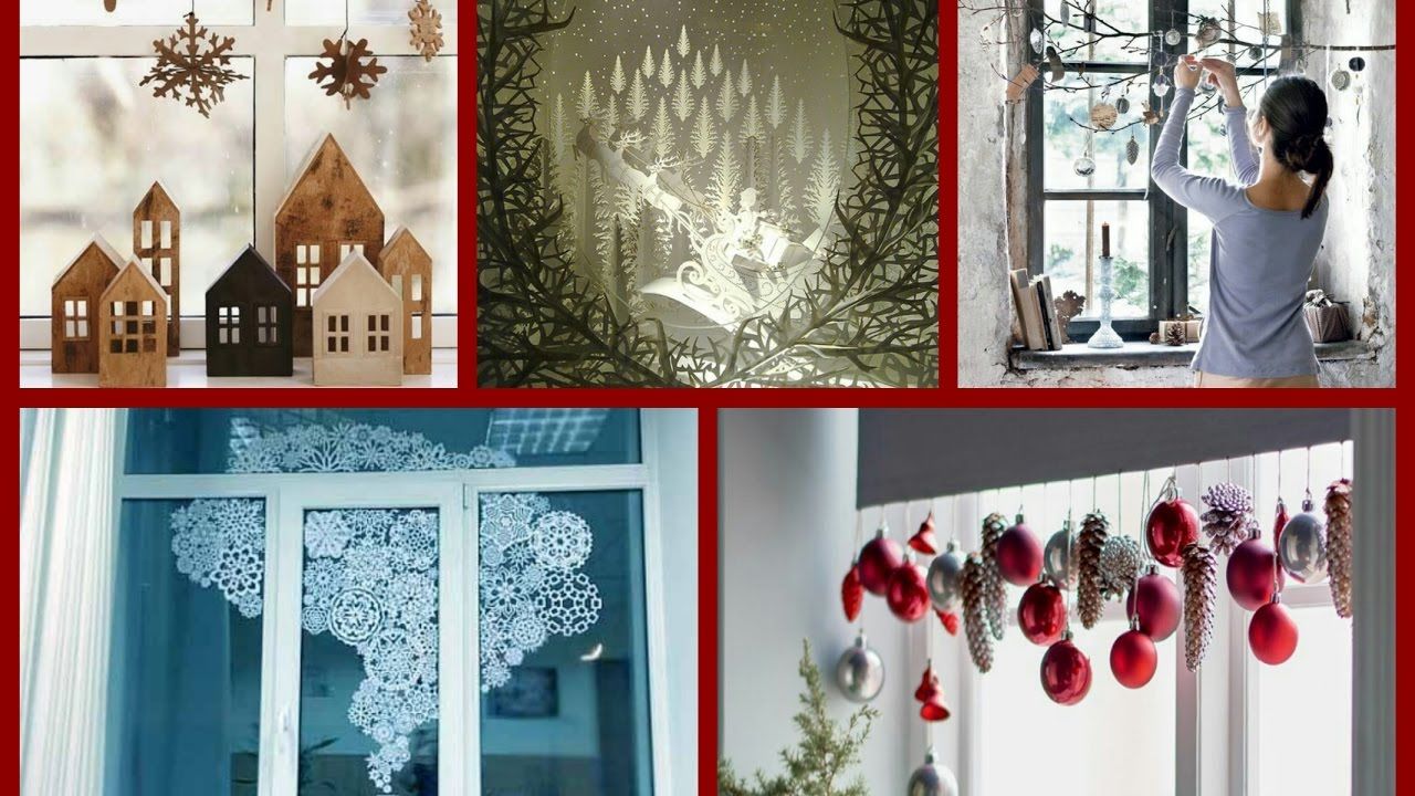 Một số &yacute; tưởng trang tr&iacute; cửa sổ nh&acirc;n dịp Gi&aacute;ng Sinh