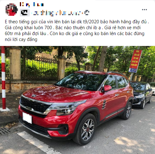 Kia Seltos mới lăn bánh 10 tháng, giá mong muốn 700 triệu a2