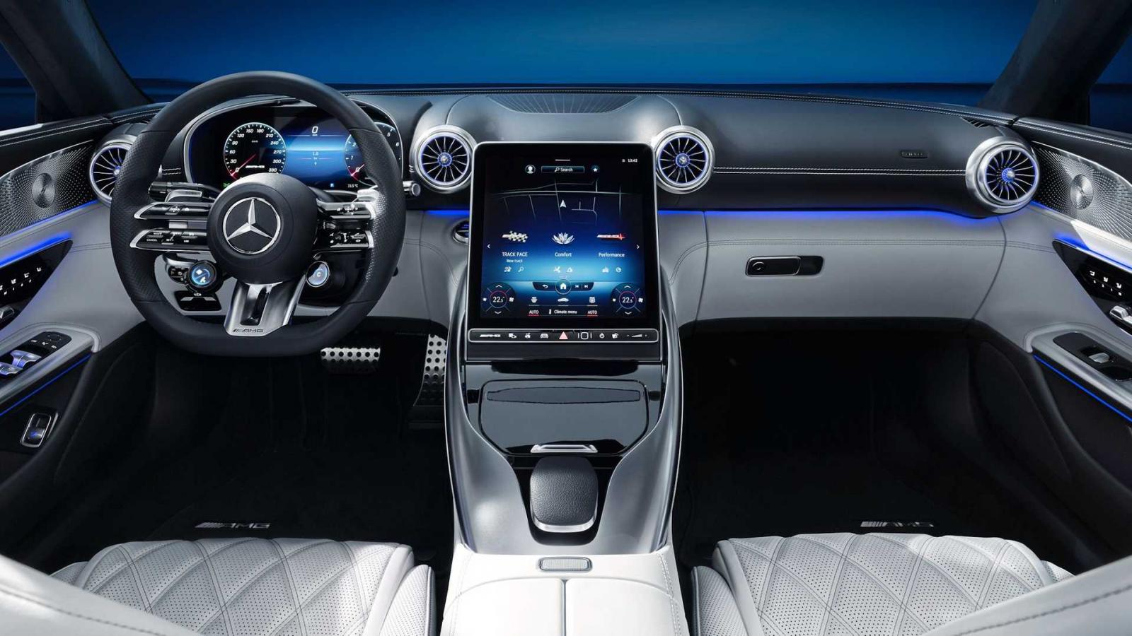 Mercedes-AMG SL 2022 Roadster ẩn chứa nhiều điều thú vị.