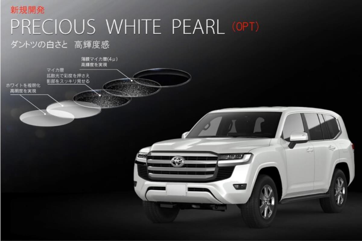 Toyota Land Cruiser 2022 Precious White Pearl