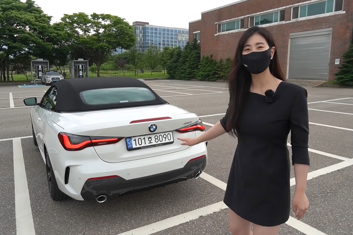 "B&oacute;c t&aacute;ch" thực tế&nbsp;BMW 430i&nbsp;Convertible 2021: Chiếc xe với "lỗ mũi" khủng lồ sắp về Việt Nam a5