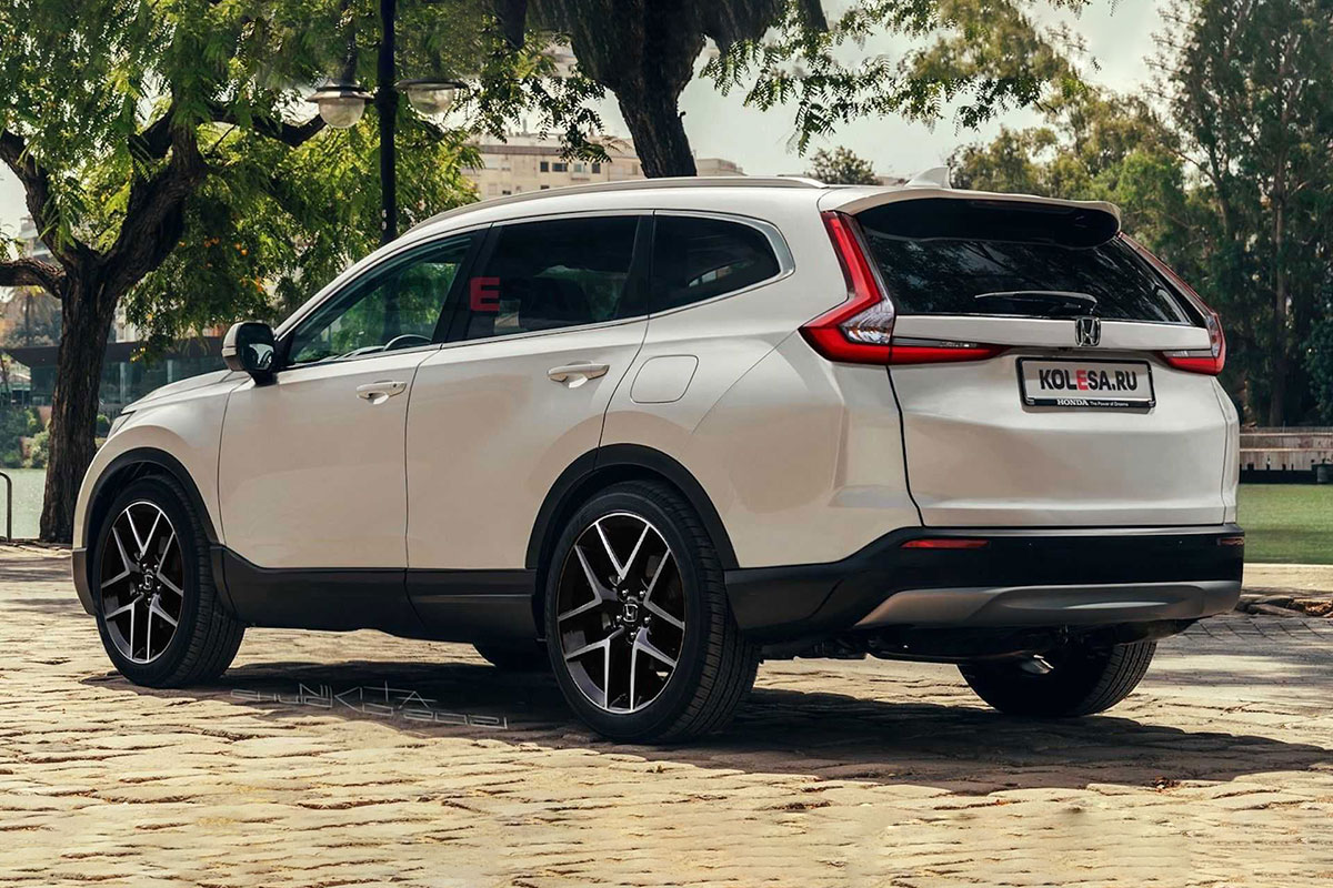 Honda CR-V 2023 mặt sau